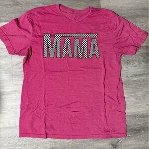 MAMA Checkered Tee